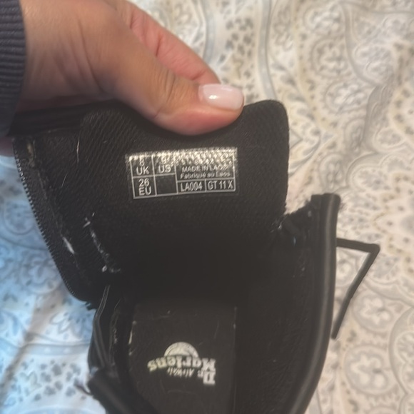 Dr. Martens pink crinkle boots size 9. - Picture 5 of 9